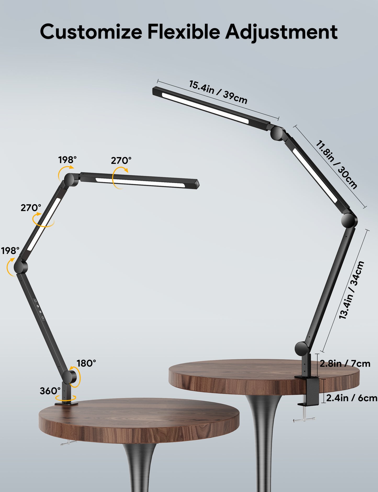 Desk Lamp with Clamp