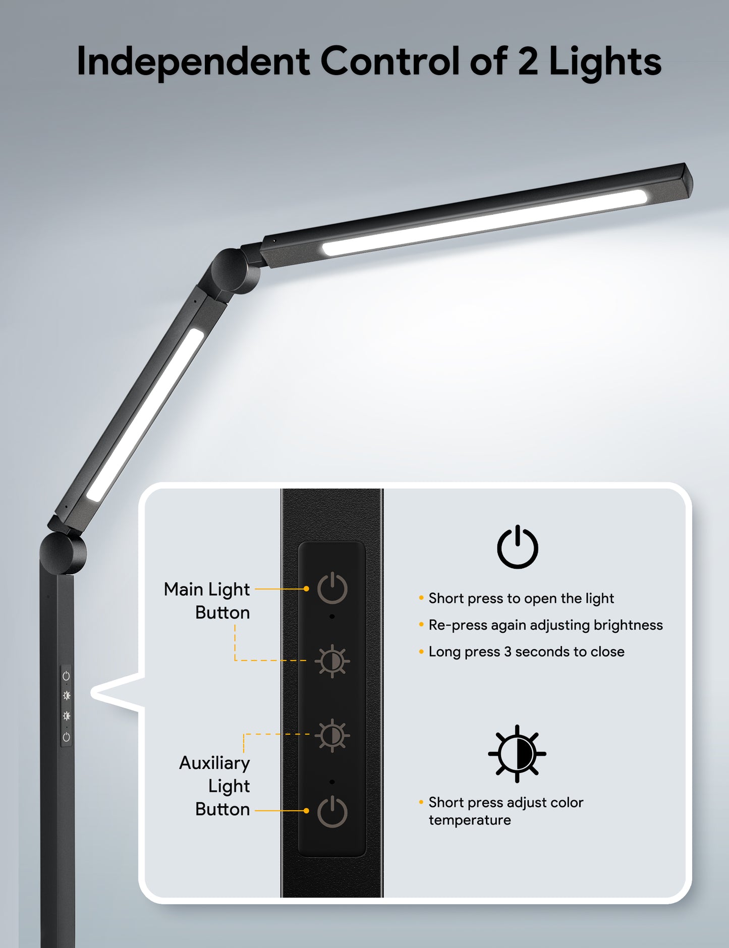 Desk Lamp with Clamp