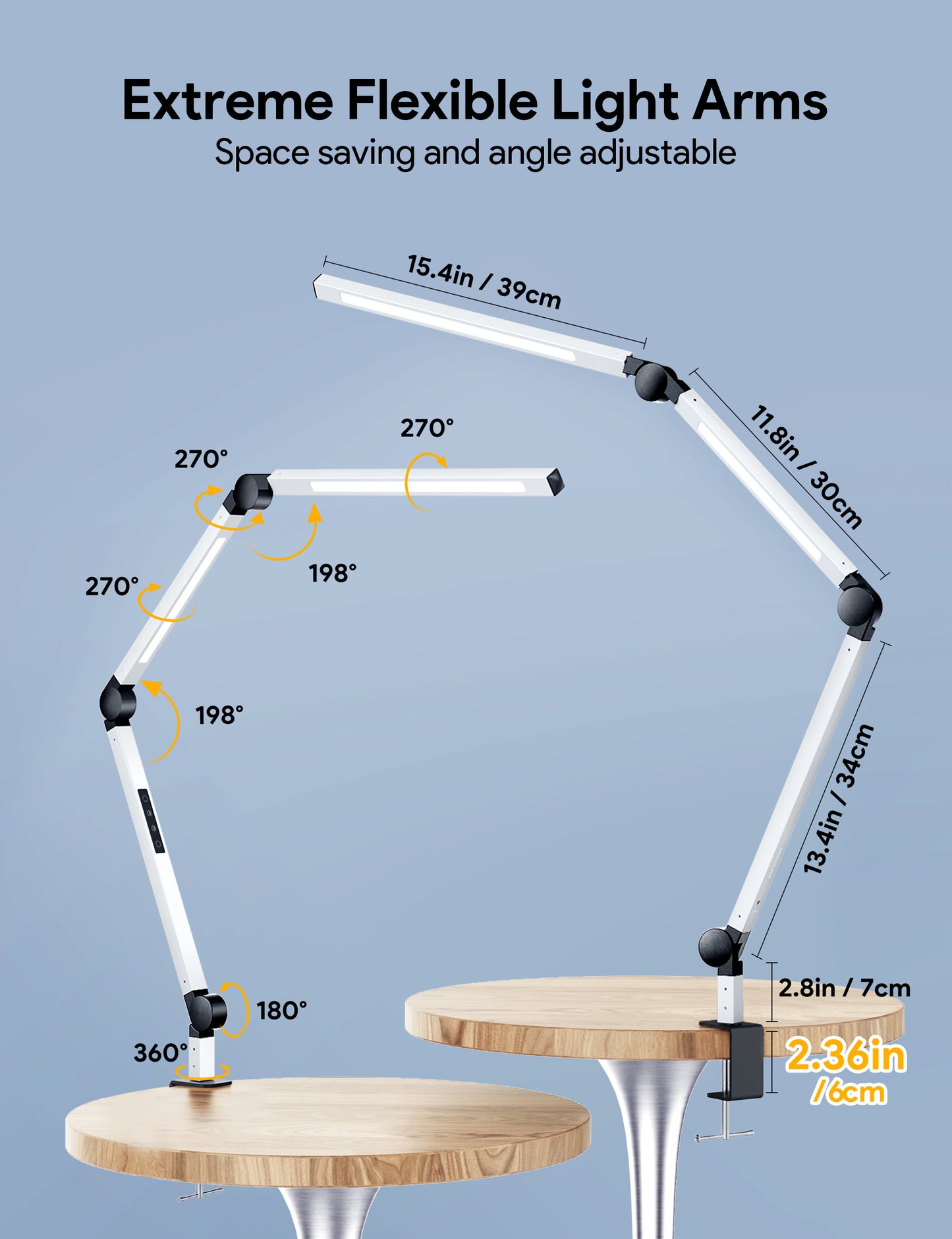 Desk Lamp with Clamp