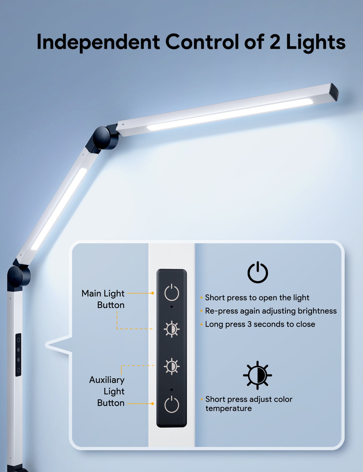 Desk Lamp with Clamp