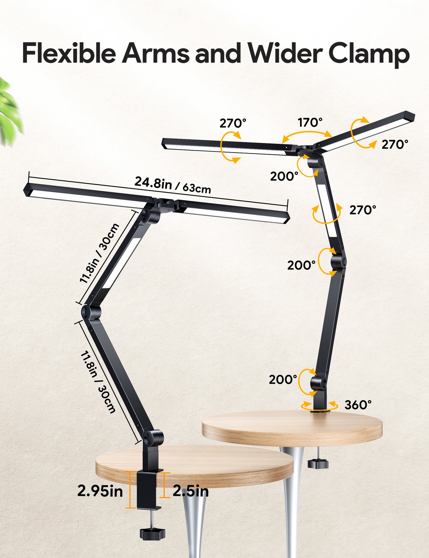 Desk Lamp with Clamp