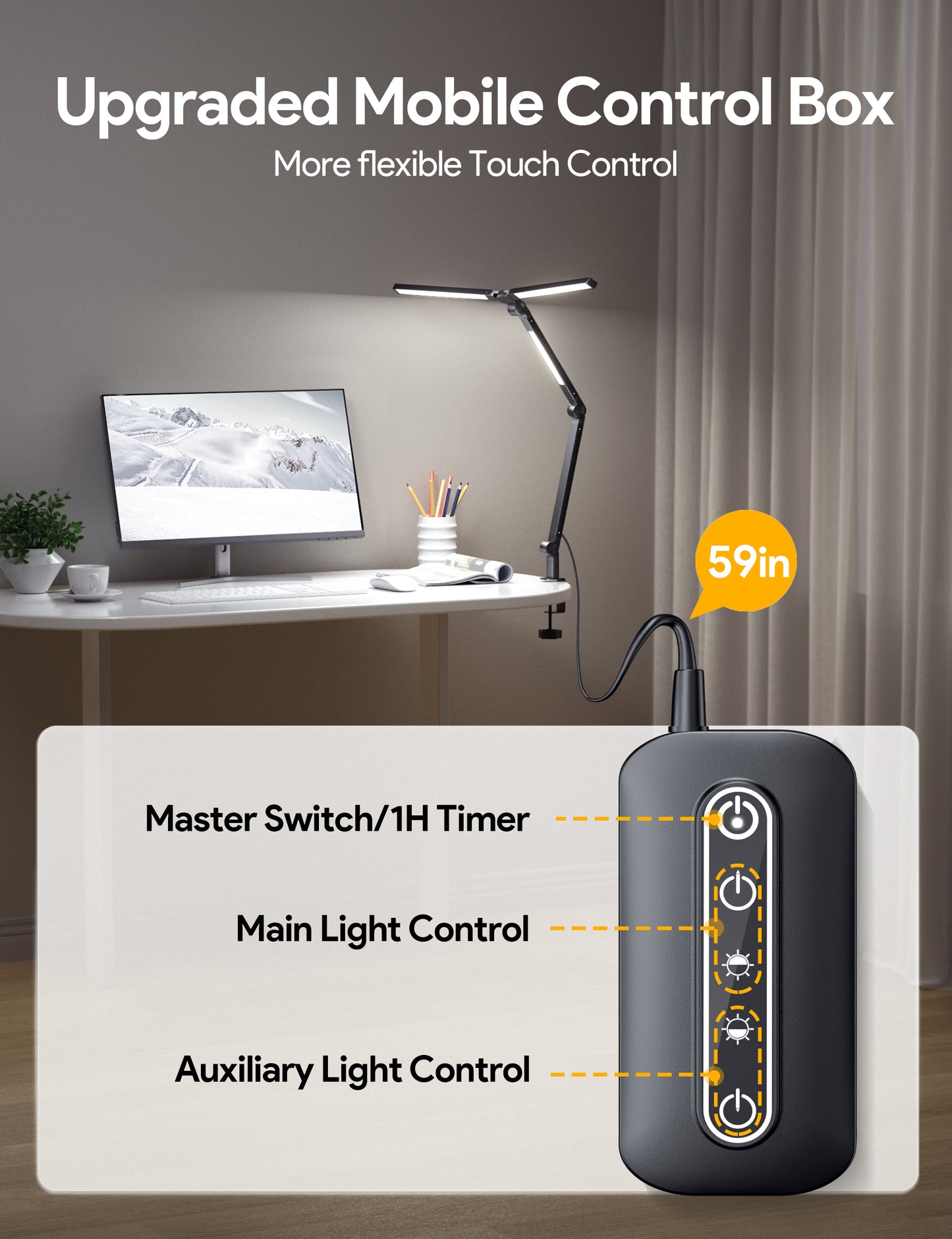 Desk Lamp with Clamp